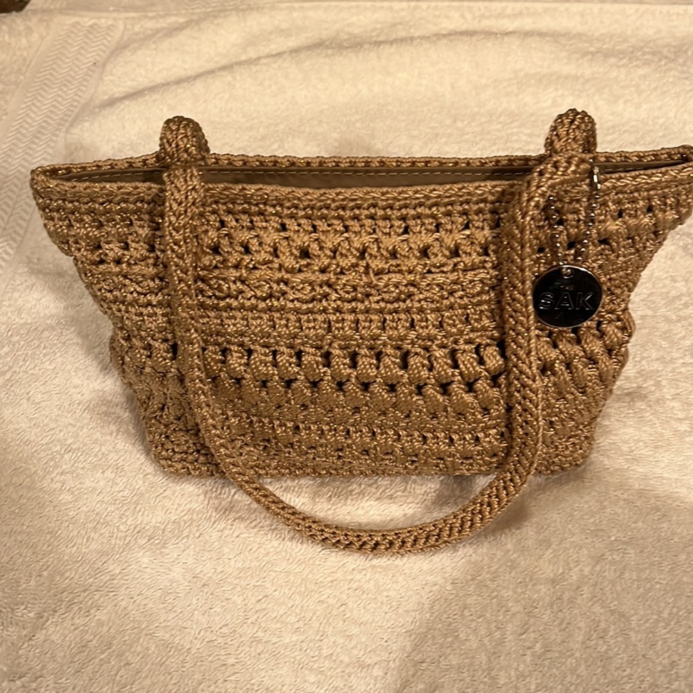 Vintage The SAK Crochet Purse